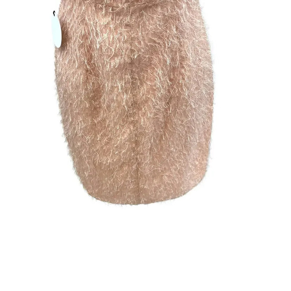 About Us Revolve Natalie Mini Dress Textured‎ Plunge Neck Pink Size Medium - Picture 11 of 15